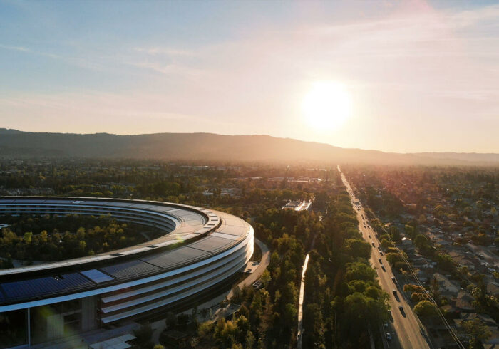 Apple Firmengebäude in Cupertino