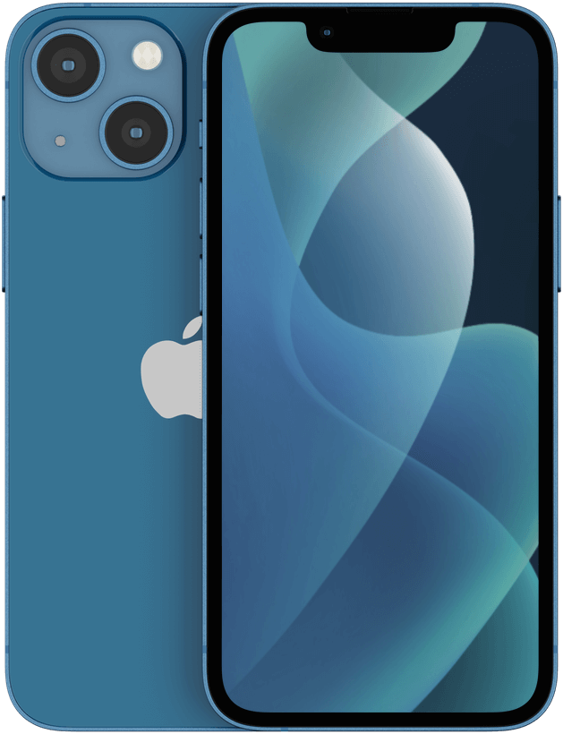 Refurbished iPhone 13 mini blau